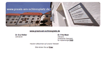Tablet Screenshot of praxis-am-schlossplatz.de